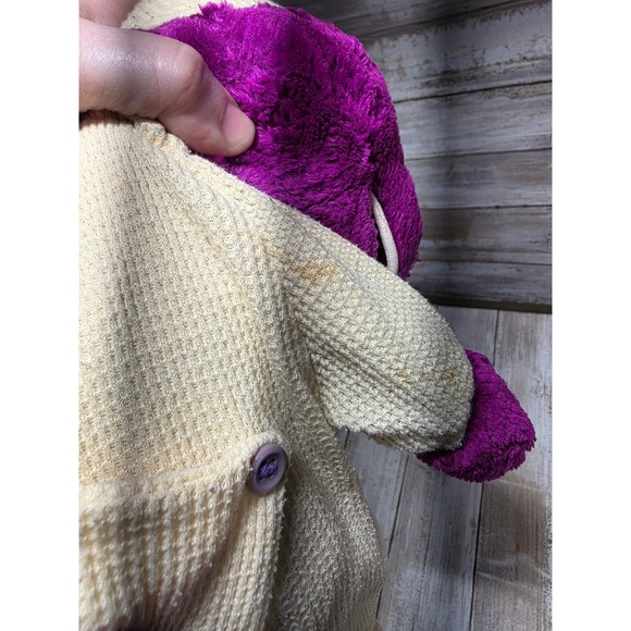 2- TLC Vintage Barney the Dinosaur Plush Set Classic and Bedtime Pajamas READ - Picture 7 of 15